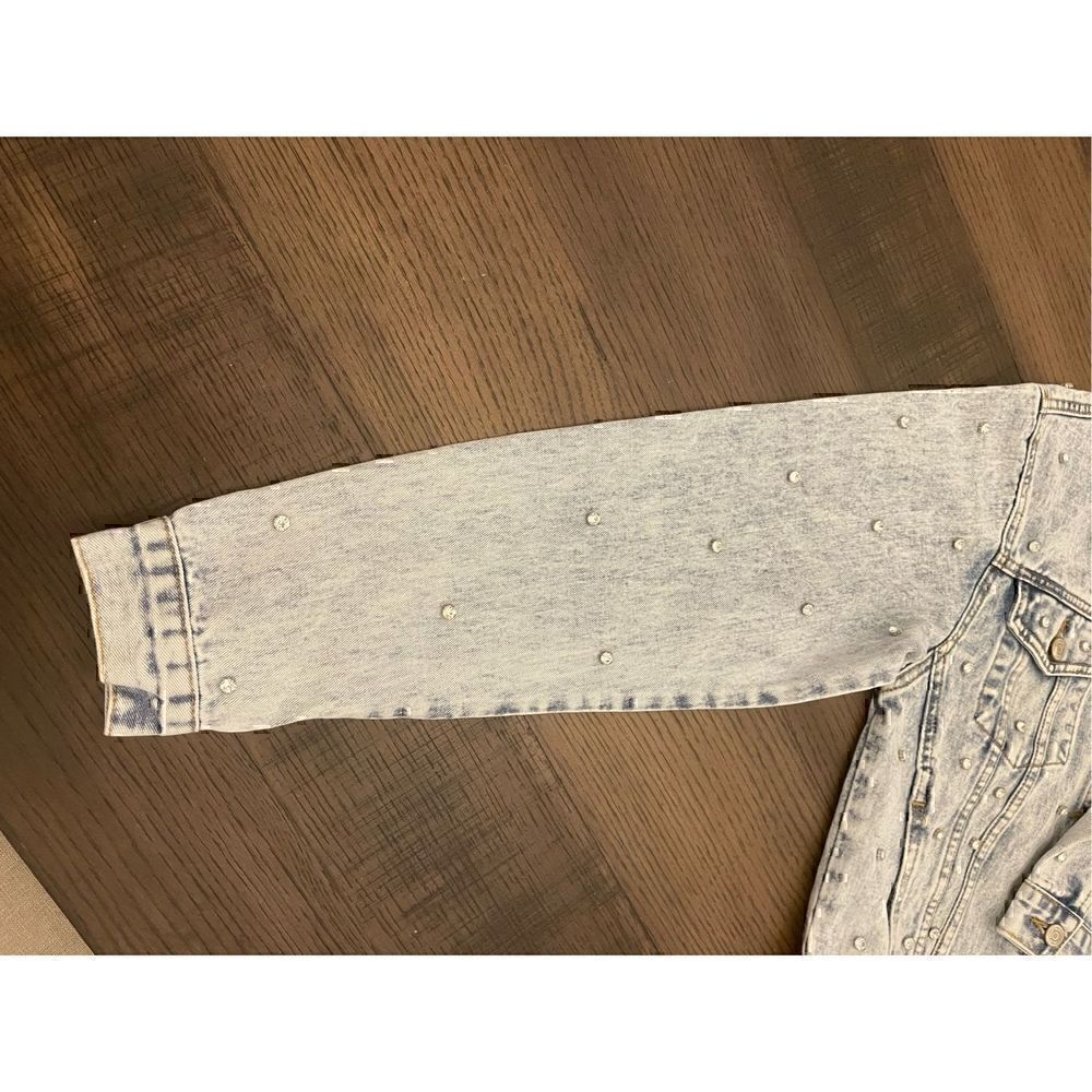 Jess Lea Rhinestone Light Wash Denim Jacket - Picture 6 of 12